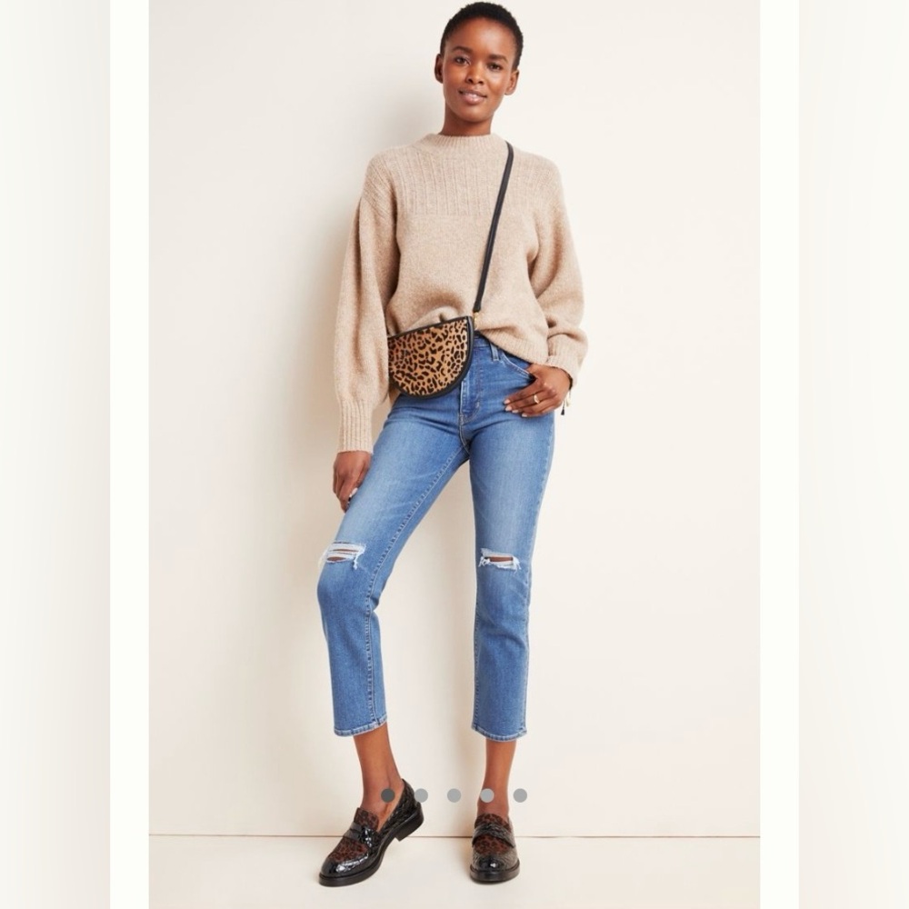Levi’s | 724 High-Rise Straight Crop Medium Blue Size 32 - Picture 2 of 14